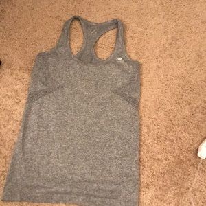 Gray workout tank
